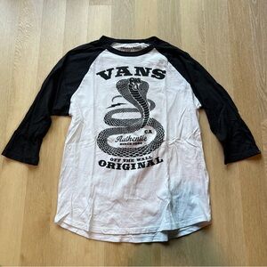 Vans Cobra Baseball Tee. Size M